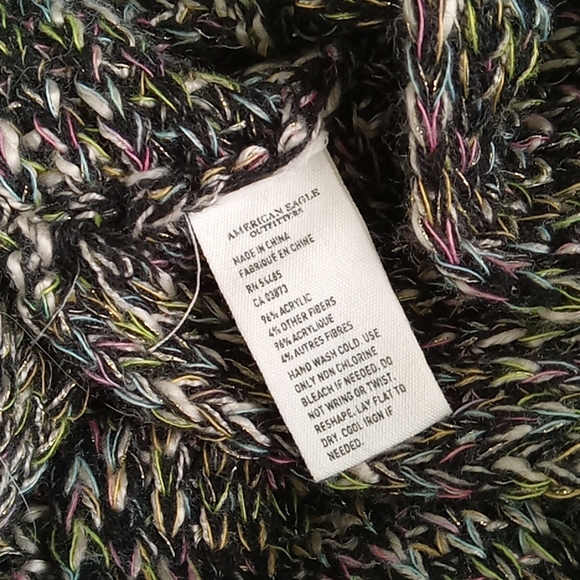 American Eagle Outfitters rainbow knit infinity scarf - Picture 2 of 6